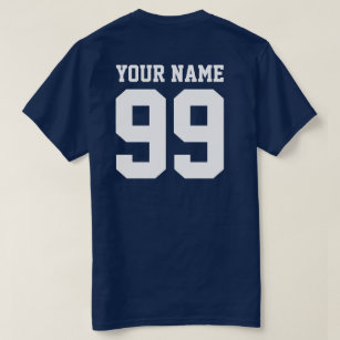 Baseball Football Soccer Name Number Boy Girl  T-Shirt