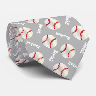 Baseball Fun   Choose your Background Color Tie