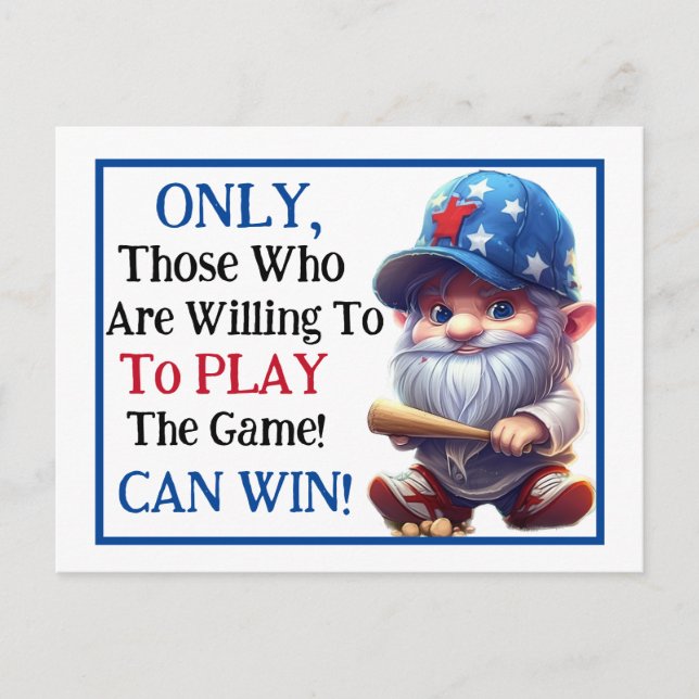 Baseball Fun Postcard (Front)