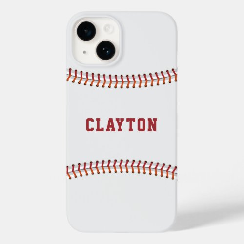 Baseball Fun Sports Game Personalized Name Case_Mate iPhone 14 Case