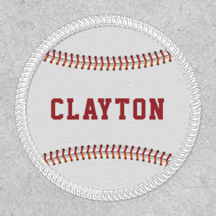 Baseball Fun Sports Game Personalized Name Patch