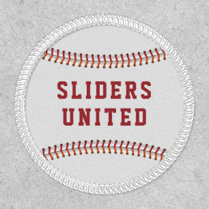Baseball Fun Sports Game Team Name Patch