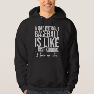 Baseball funny sports gift idea hoodie
