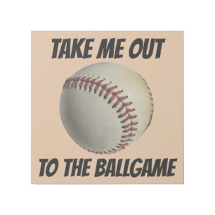 BASEBALL GALLERY WRAP TAKE ME OUT TO BALLGAME