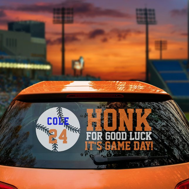 Baseball Game Day Back Window Cling for SUV (Creator Uploaded)