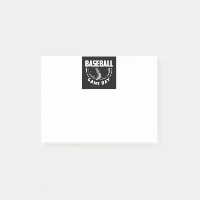 Baseball Game Day Notes (Front)