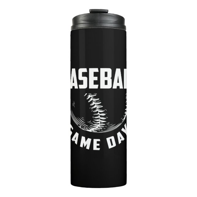 Baseball Game Day Thermal Tumbler (Front)