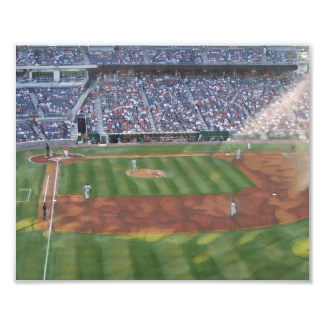Baseball Game Photo Print (Front)