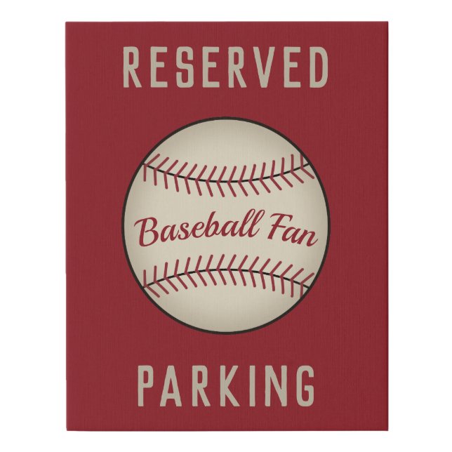 Baseball Garage Sign Art (Front)