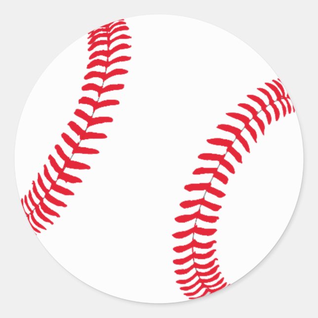Baseball Gear Classic Round Sticker (Front)