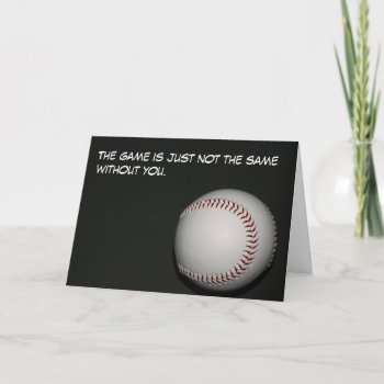 Baseball Get Well Card by KKHPhotosVarietyShop at Zazzle