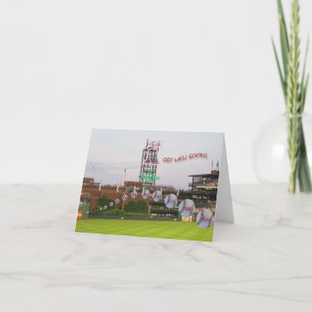 Baseball Get Well Soon Card by Firecrackinmama at Zazzle