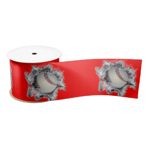 Baseball Gift Satin Ribbon