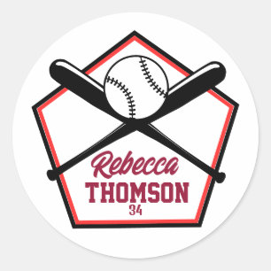 Baseball Gift Tag for Individual Player Gifts 