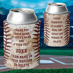 Baseball Gifts for Players and Coaches, Baseball Can Cooler