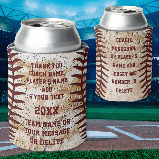 Baseball Gifts for Players and Coaches, Baseball Can Cooler