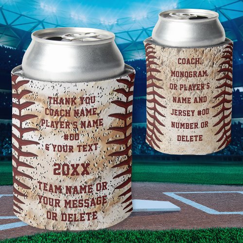 Baseball Gifts for Players and Coaches Baseball Can Cooler