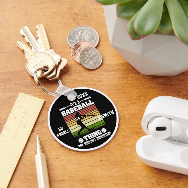 Baseball Gifts It's A Baseball thing you wouldn't  Keychain (Desk)