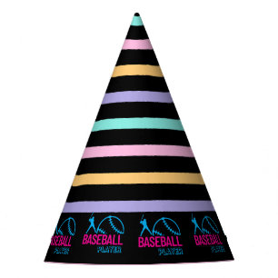 Baseball Girl Birthday, Baseball Player Gift Party Hat