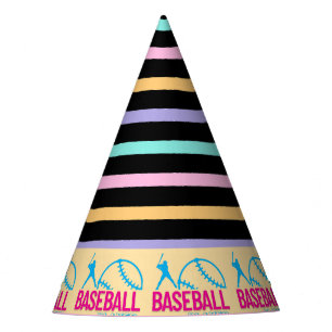 Baseball Girl Birthday, Baseball Player Gift Party Hat