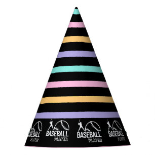 Baseball Girl Birthday, Baseball Player Gift Party Hat