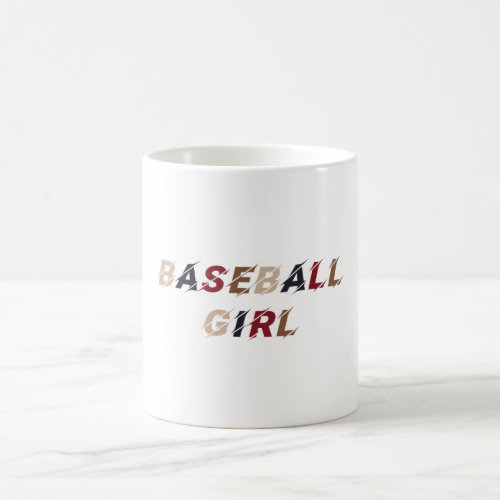 BASEBALL GIRL _ Vintage Baseball Mix 1 Coffee Mug
