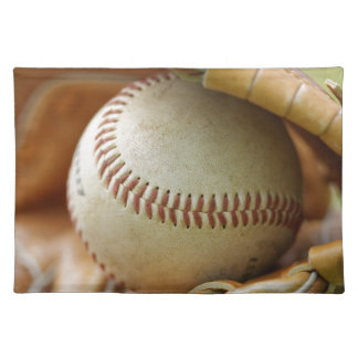 Baseball Glove and Ball Placemat