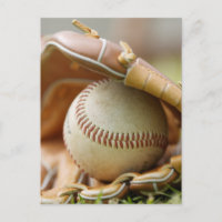 Baseball Glove and Ball