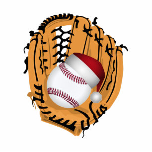 Baseball, Glove, Bats Christmas Ornament