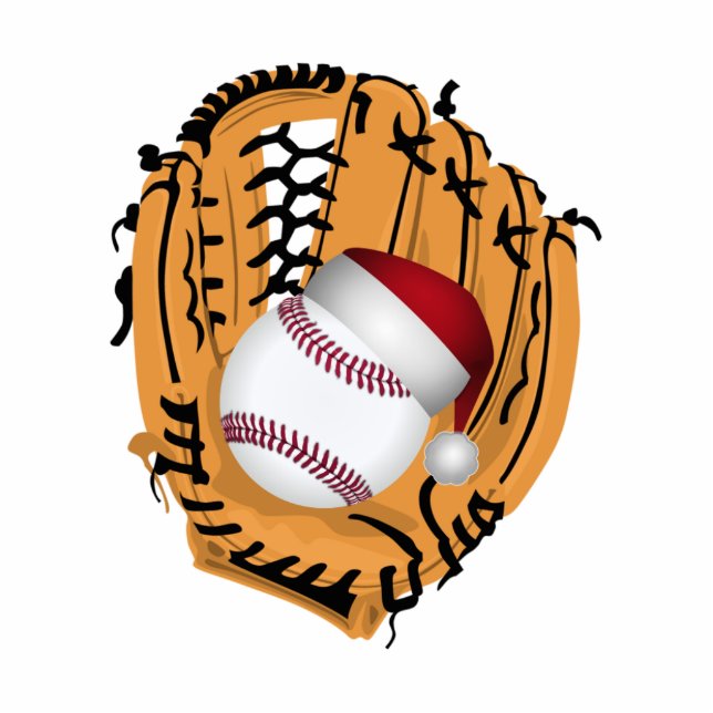 Baseball, Glove, Bats Christmas Ornament (Front)