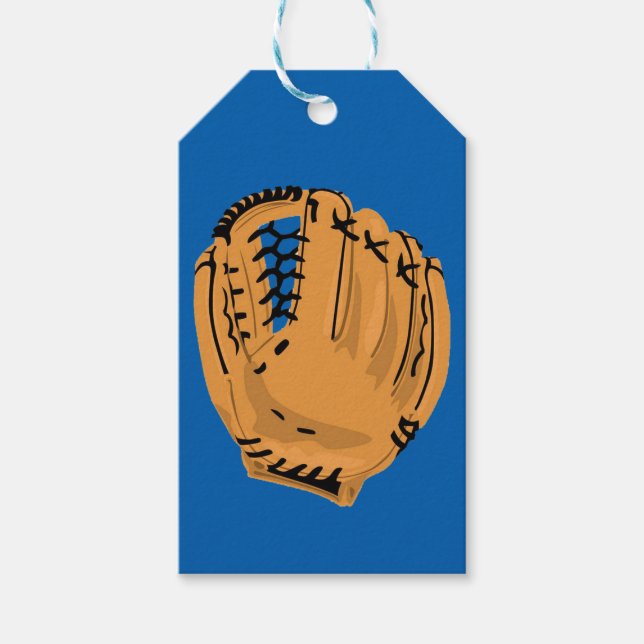 Baseball Glove Gift Tags (Front)