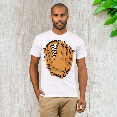 Baseball Glove Mens T_Shirt