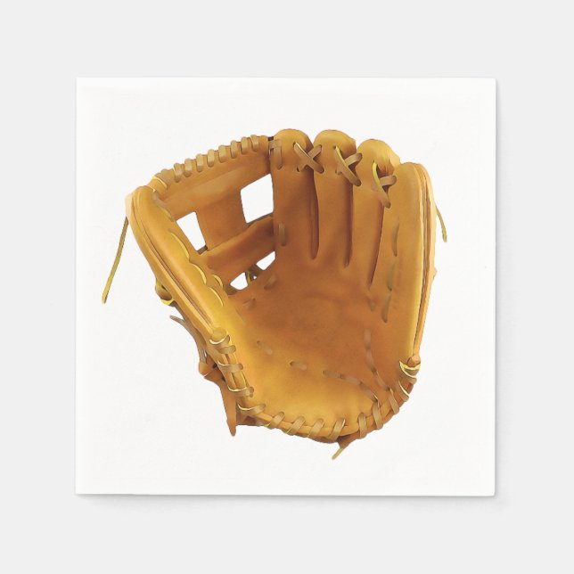 Baseball Glove Napkins (Front)