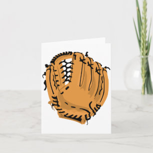 Baseball Glove Note Cards