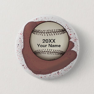Baseball Glove pin button