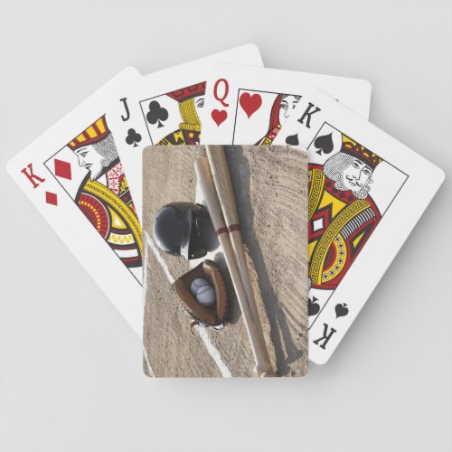 Baseball Glove Poker Cards