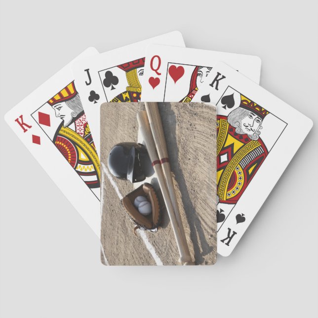 Baseball Glove Poker Cards (Back)