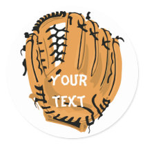 baseball glove sticker