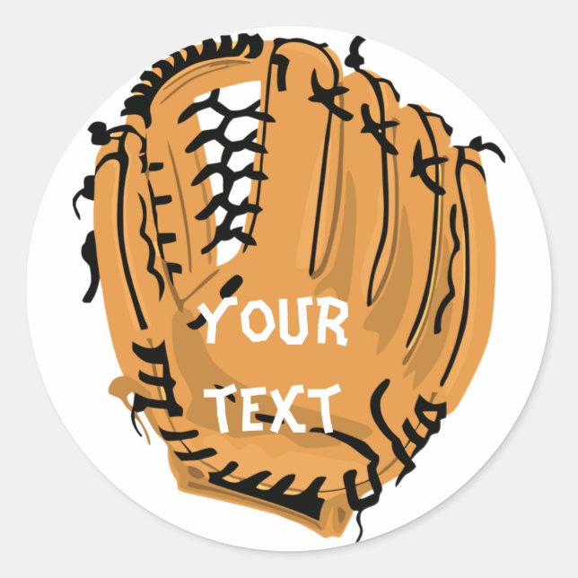 baseball glove sticker (Front)