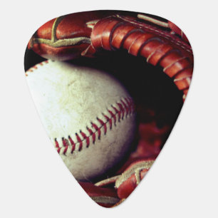 Baseball Glove Striking Closeup Guitar Pick