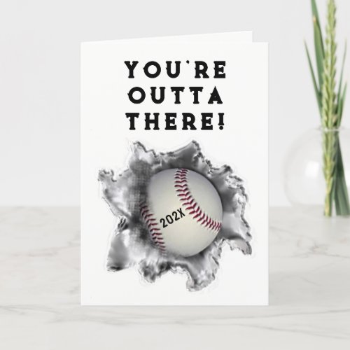 Baseball Graduation Cards