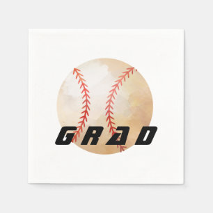 Baseball Graduation Party  Napkins