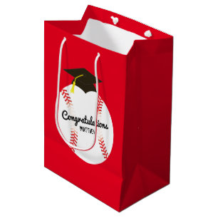 Baseball Graduation Party Sports Medium Gift Bag