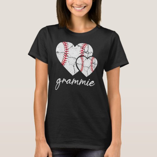 Baseball Grammie Mothers Day Baseball Gift  T_Shirt