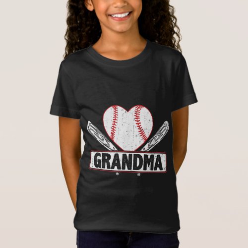 Baseball Grandma  Family Baseball Lovers T_Shirt
