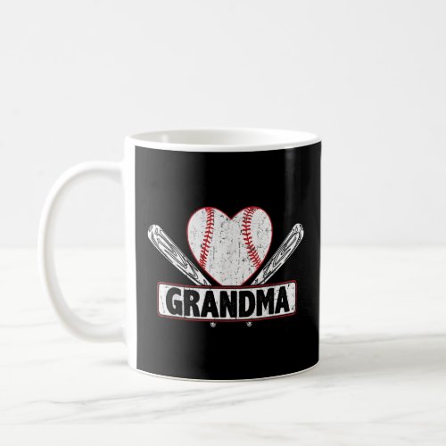 Baseball Grandma Matching Family Softball Baseball Coffee Mug