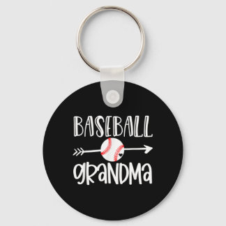Baseball Grandma Shirt From Grandson Cute Arrow Keychain