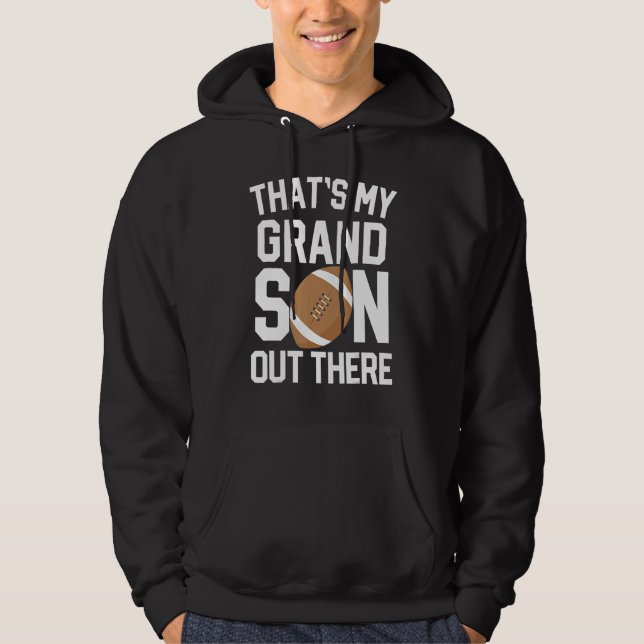 baseball grandma  that's my grandson out there foo hoodie (Front)