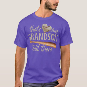 Baseball Grandma That's My Grandson Out There T-Shirt