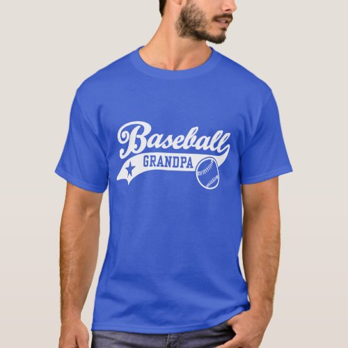Baseball Grandpa T_Shirt